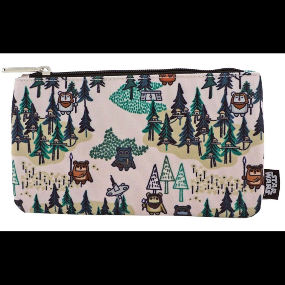 Loungefly Ewok zip close cosmetic bag